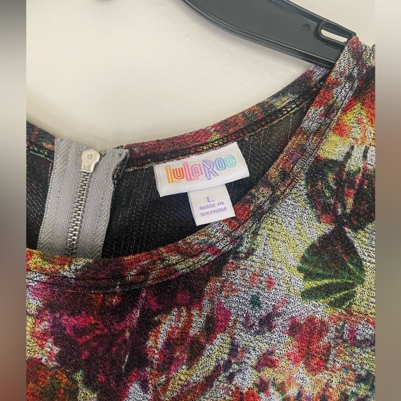 Beautiful floral and moody LuLaRoe dress! - Picture 2 of 2